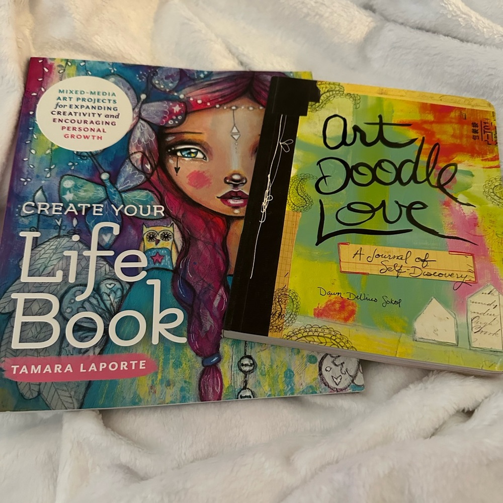 Two new art journaling books